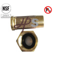 NSF-61 zugelassen bleifreie Bronze oder Messing Wasserzähler Kupplung